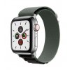 Textilný remienok Wavy pre Apple Watch 38-40-41 mm čierno-zelený
