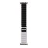 Textilný remienok Wavy pre Apple Watch 42-44-45-49 mm biely