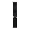 Textilný remienok Wavy pre Apple Watch 42-44-45-49 mm čierny