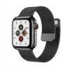 Kovový remienok LUXURY Magnet pre Apple Watch 42-44-45-49 mm čierny