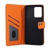 Flipové puzdro na Xiaomi Redmi Note 12 Pro+ 5G oranžové so žabkou