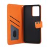 Flipové puzdro na Xiaomi Redmi Note 12 oranžové so žabkou
