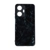 Zadný pevný kryt Marble na Realme C55 Smoky Black