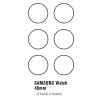 Fólia RedGlass pre Samsung Galaxy Watch (46 mm) 6 ks