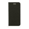 Flipové puzdro Vennus Carbon s rámčekom pre Samsung Galaxy S20 Ultra čierne