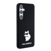 Zadný kryt Karl Lagerfeld Liquid Silicone Choupette NFT pre Samsung Galaxy S24+ Black