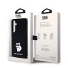 Zadný kryt Karl Lagerfeld Liquid Silicone Choupette NFT pre Samsung Galaxy S24+ Black