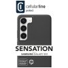 Ochranný silikónový kryt Cellularline Sensation pre Samsung Galaxy S23, čierny