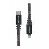 Dátový kábel Swissten ARAMID REINFORCED usb-c / lightning 1,5 m antracitový