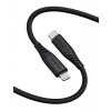 Dátový kábel swissten soft silicone usb-c / lightning 1,5 m 60w čierny