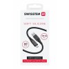 Dátový kábel swissten soft silicone usb / lightning 1,5 m 60w čierny
