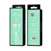 Dátový kábel Borofone BX17 Enjoy 3 v 1 - USB na typ C, Micro USB, Lightning - 2,4 A 1 meter biely