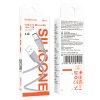 Dátový kábel Borofone BX99 Method - USB na MicroUSB - 2,4A 1 meter sivý