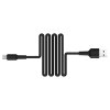 Dátový kábel Borofone BX30 silikónový - USB na Micro USB - 2,4A 1 meter čierny
