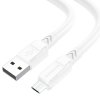 Dátový kábel Borofone BX81 Goodway - USB na Micro USB - 2,4A 1 meter biely