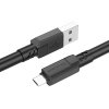 Dátový kábel Borofone BX81 Goodway - USB na Micro USB - 2,4A 1 meter čierny