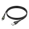 Dátový kábel Borofone BX65 Bright - USB na Micro USB - 2A 1 meter čierny