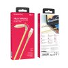 Dátový kábel Borofone BU31 Clear Shadow Jelly - USB na Micro USB - 2,4A 1 meter zlatý