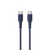 Dátový kábel REMAX Zeron RC-068 - typ C na typ C - 65W 1 meter modrý