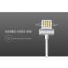 Dátový kábel REMAX bubon RC-082m - USB na Micro USB - biely