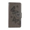 Flipové puzdro TopQ pre Xiaomi Redmi Note 12 Butterfly sivé