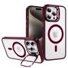 Tel Protect Kickstand Magsafe puzdro pre Iphone 11 burgundy