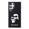 Zadný kryt Karl Lagerfeld 3D Rubber Karl and Choupette pre Samsung Galaxy S24 Ultra Black