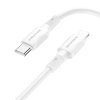 Kábel Borofone BX80 Succeed - typ C na Lightning - PD 20W 1 meter biely