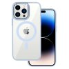 Tel Protect Magnetic Clear Case pre iPhone 14 Pro Max Light blue