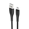 Dátový kábel Borofone BX37 Wieldy - USB na Micro USB - 1 meter čierny