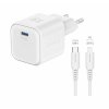 Rýchlonabíjačka Swissten vrátane dátového kábla Lightning 1,2 m 35 W biela