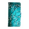 Flipové puzdro TopQ pre Xiaomi Redmi Note 13 Modré s kvetmi