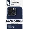Ochranný silikónový kryt Cellularline Sensation pre Apple iPhone 13 Pro, modrý