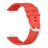 Silikónový remienok Fixed Silicone Strap pre Huawei Watch FIT, červený