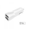 Adaptér do auta FIXED s výstupom 2xUSB 15W Smart Rapid Charge biely