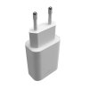 Adaptér FIXED s výstupom 2x USB-C podpora PD 35 W biely
