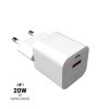 Mini Adapter FIXED s výstupom USB-C a USB podpora PD a QC 3.0 20 W biely