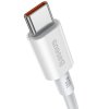 Dátový kábel Baseus CATYS-C02 Superior Fast Charging Data USB-C - USB-C 100W 2m White