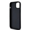 Zadný kožené puzdro DKNY Repeat Pattern Stack Logo Magsafe pre iPhone 15 Plus Black