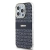 Zadný kryt DKNY PC/TPU Repeat Pattern Tonal Stripe Magsafe pre iPhone 15 Pro Black