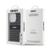 Zadný kryt DKNY PC/TPU Repeat Pattern Tonal Stripe Magsafe pre iPhone 15 Pro Black