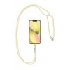 Univerzálna šnúrka Swing pre mobilný telefón sivo-žltá