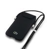 Kabelka na mobil Lacoste PVC Iconic Petit Pique XL čierná