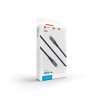 Dlhý nabíjací a dátový opletený kábel FIXED s konektormi USB-C/USB-C, PD 3.1, 2 m, USB4gen2 20Gbps, 4K60Hz, 240W, sivý