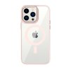 Zadný kryt Tel Protect Magnetic Clear pre Iphone 15 Plus Salmon