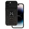 Slide Camera Armor Case pre Iphone 15 Pro Max Black