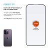 Ultraodolné tvrdené sklo FIXED Armor s Anti-dust aplikátorom a vrstvou AR pre Apple iPhone 14 Pro Max, čierne