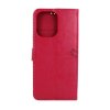 Flipové puzdro TopQ pre Xiaomi Redmi Note 13 Pro Tmavo ružový strom sovičky