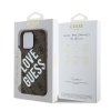 Zadný kryt Guess PU Leather 4G Big Love Logo MagSafe pre iPhone 16 Pro Brown