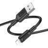 Dátový kábel Borofone BX111 Feliz USB-A - USB-C 3A 1 meter čierny